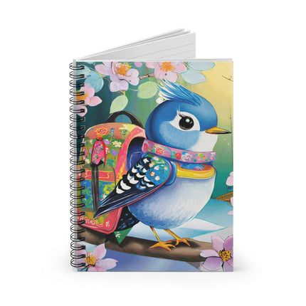 Baby Bluebird Spiral Notebook - Ruled Line