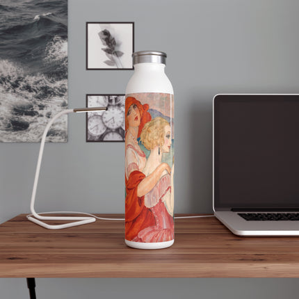 Sur la Route d'Anacapri by Gerda Wegener Slim Water Bottle