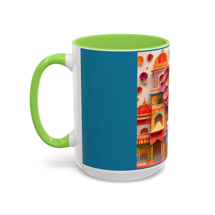 Elephant at an Autumn Festival Colorful Mugs (11oz, 15oz)