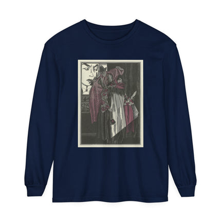 L’écran by Fernand Siméon Garment-dyed Long Sleeve T-Shirt