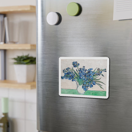 Irises by Vincent Van Gogh Die-Cut Magnets (5 Sizes)