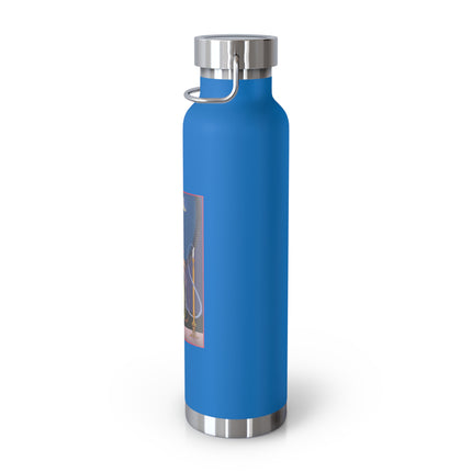 Smoke and Secrets: A Glamorous Encounter in Prohibition Era Copper Vacuum Insulated Bottle, 22oz