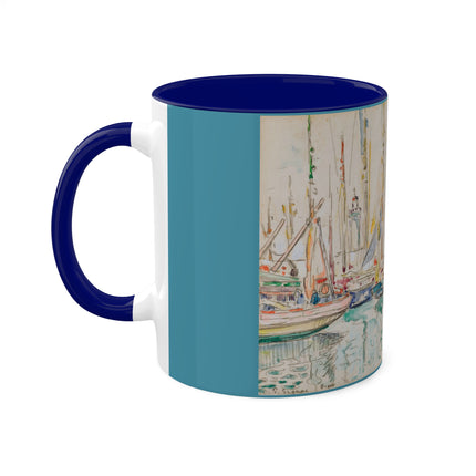 Groix by Paul Signac Colorful Mugs, 11oz
