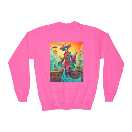 Skeleton Crew of the Misty Seas Youth Crewneck Sweatshirt