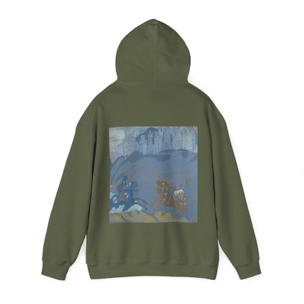 The Duel by Nicholas Roerich Unisex Heavy Blend™ Hooded Sweatshirt