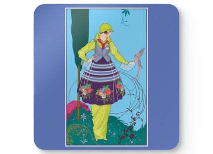 Exquisite Elegance by Umberto Brunelleschi Corkwood Coaster Set