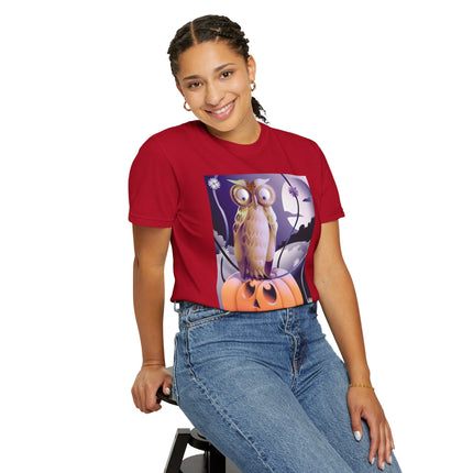 The Startled Pumpkin Unisex Garment-Dyed T-shirt