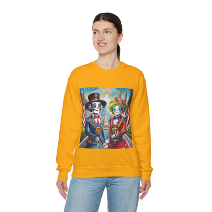 Cyber Punk Warrior Robots Unisex Heavy Blend™ Crewneck Sweatshirt