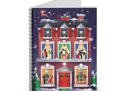 A Christmas Eve Celebration Spiral Notebook - Ruled Line