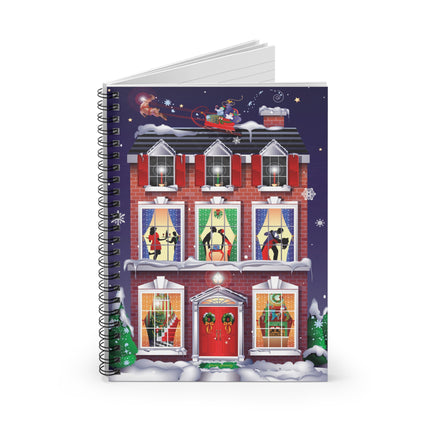 A Christmas Eve Celebration Spiral Notebook - Ruled Line