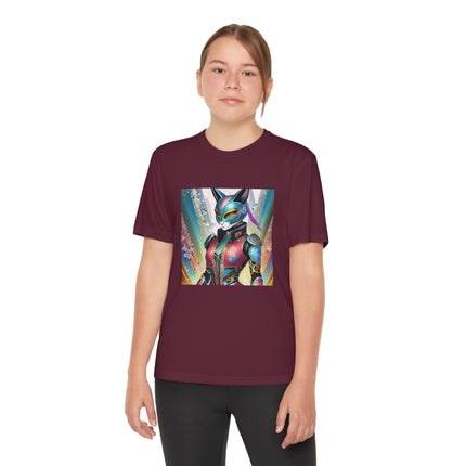 Cyberpunk Chic Youth Competitor Tee