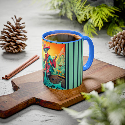 Skeleton Crew of the Misty Seas Colorful Mugs (11oz, 15oz)