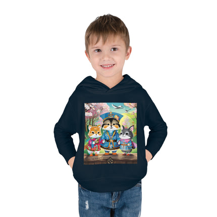 Fluffy Explorers Toddler Pullover Fleece Hoodie