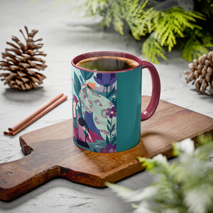 The Ladies Of The Secret Masquerade Colorful Mugs – Art Deco Floral Mystery