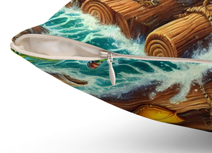 The Daring Drake Spun Polyester Square Pillow