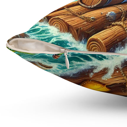 The Daring Drake Spun Polyester Square Pillow