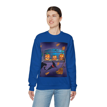 Whimsical Halloween Mischief Unisex Heavy Blend™ Crewneck Sweatshirt