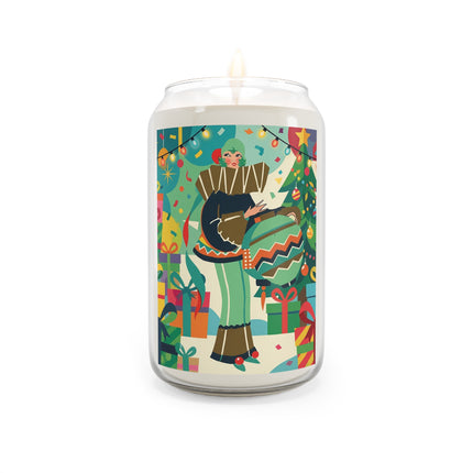 🎄✨ The Lady Of The Christmas Ornament Scented Soy Candle – Art Deco Holiday Fantasy