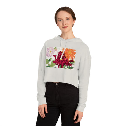 Dahlia by Tanigami Kônan Women’s Cropped Hooded Sweatshirt