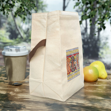 Reproduction of the Shield Frieze by Emile Gilliéron Canvas Lunch Bag With Strap
