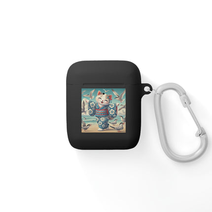 Geisha Kitten by the Seaside AirPods and AirPods Pro Case