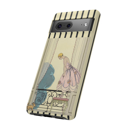 Falbalas et fanfreluches, La Souris by George Barbier Phone Cases