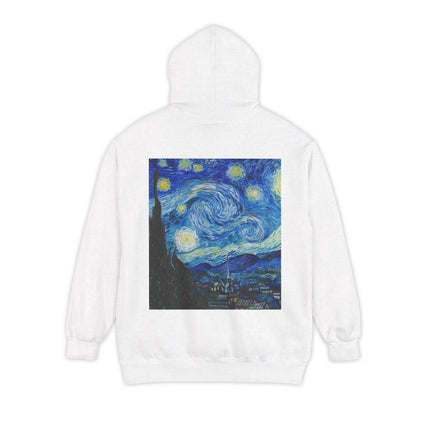 The Starry Night by Vincent Van Gogh Unisex Garment-Dyed Hoodie