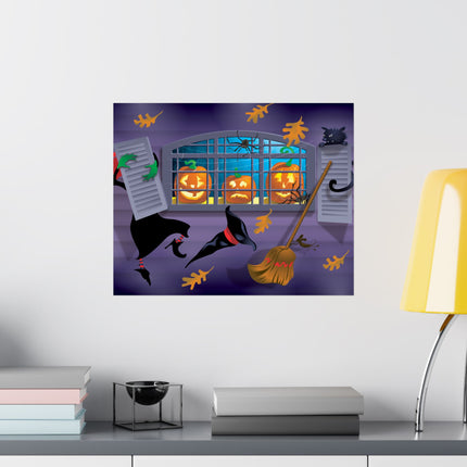 Whimsical Halloween Mischief Matte Horizontal Posters