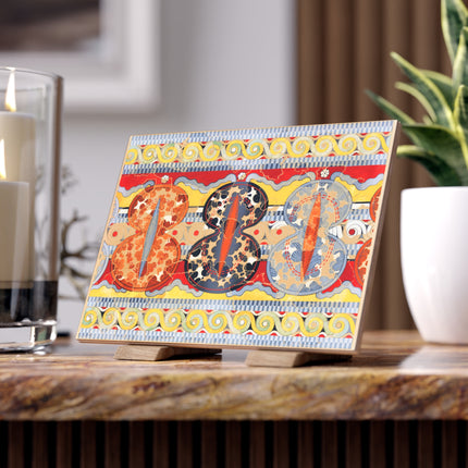 Reproduction of the Shield Frieze by Emile Gilliéron Ceramic Tile