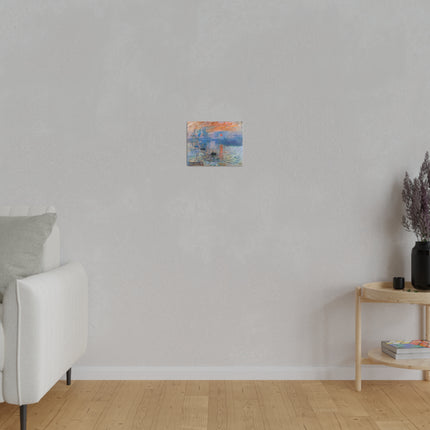 Sunrise by Claude Monet Matte Canvas, Stretched, 0.75"