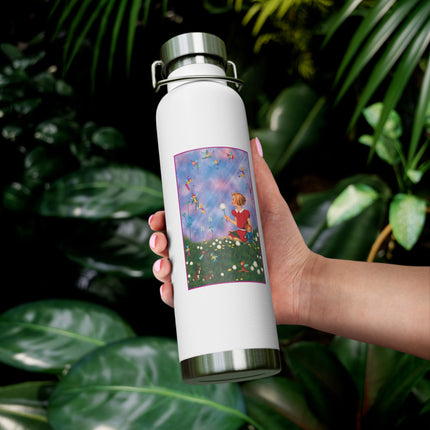 Whimsical Moments Copper Vacuum Insulated Bottle, 22 oz