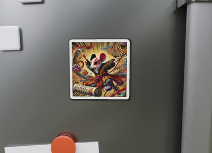 Theatrical Mouse on a Mission Die-Cut Magnets (5 Sizes)