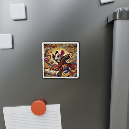 Theatrical Mouse on a Mission Die-Cut Magnets (5 Sizes)