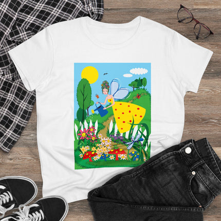 Garden Magic Women's Midweight Cotton Tee