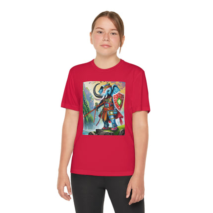 Cyberpunk Elephant Youth Competitor Tee