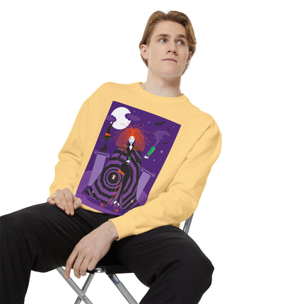 Mystic Elegance Unisex Garment-Dyed Sweatshirt