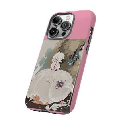 Rococo Garden Reader Phone Case – Whimsical Elegance & Timeless Charm