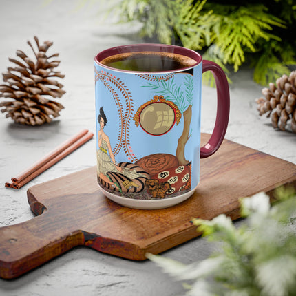 Minuit … ou l’appartement à la mode by George Barbier Colorful Mugs (11oz, 15oz)