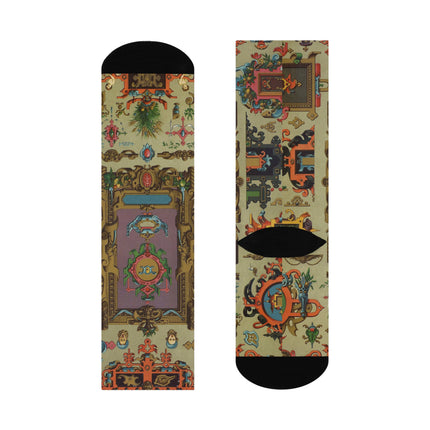 XVI et XVII Siecle 2 by Émile Prisse d'Avennes Cushioned Crew Socks