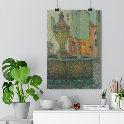 La Fontaine, Saint-Paul De Vence by Henri Le Sidaner Giclée Art Print