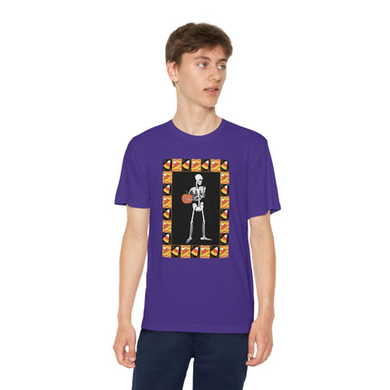 Candy Corn Skeleton Youth Competitor Tee