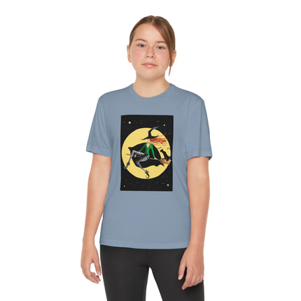 A Witch’s Moonlit Flight Youth Competitor Tee