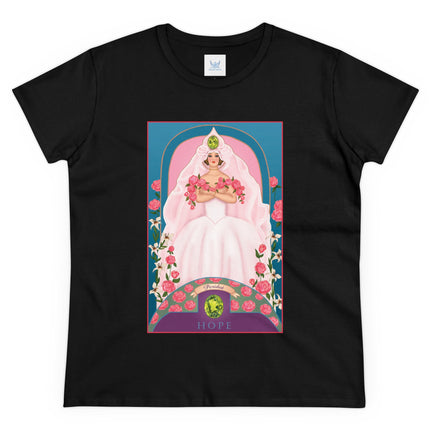 August & Peridot (from the Gem Series) by Sofia Chiostri Women's Midweight Cotton Tee