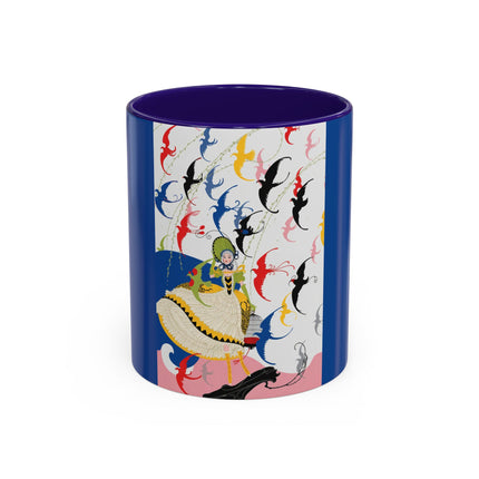 Flight of the Songbirds Colorful Mugs – Theatrical Whimsy & Colorful Harmony