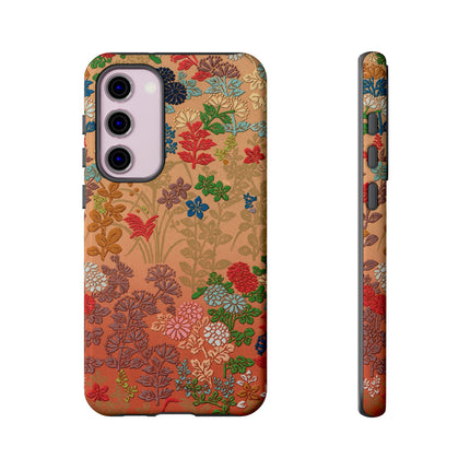 Ornamental Japanese Flower Pattern Phone Cases