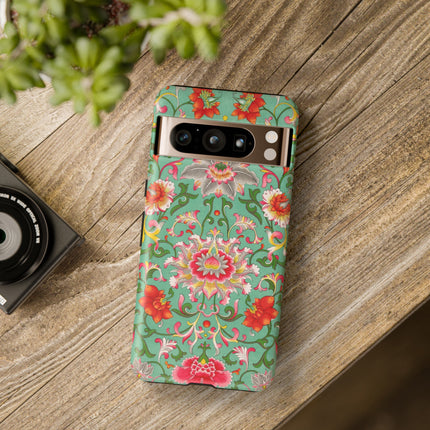 Colorful Floral Pattern by Owen Jones Phone Cases