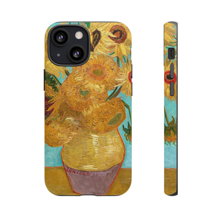 Vase with Twelve Sunflowers by Vincent Van Gogh Phone Cases