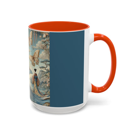 Butterfly Empress Colorful Mug – Graceful Butterflies & Timeless Elegance