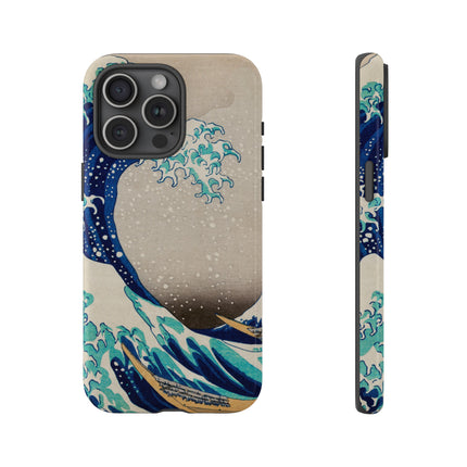 The Great Wave off Kanagawa by Katsushika Hokusai Phone Cases
