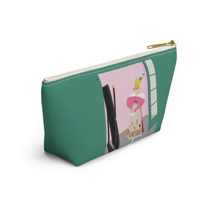The Yellow Hat Cosmetic Bag – Whimsical 1920s Vogue Elegance